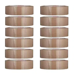 Veeshna Polypack 50 Meter x 2 inch Brown Packaging Tape BRNTP2-12 (Pack of 12)-picture-11