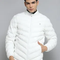 Cloak & Decker by Monte Carlo White Regular Fit Quilted Quilted Jacket-picture-22