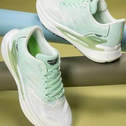 Red Tape Men's Urban Kicks White & Green Running Shoes-42