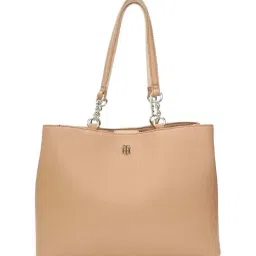 TOMMY HILFIGER Fawn & Basket Brown Tote-picture-14
