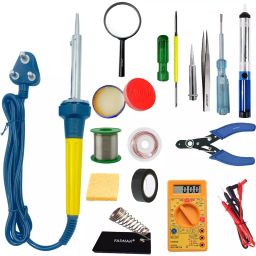 Fadman Soldering Iron Kit Combo Pack Of 15 60 W Simple (Flat Tip)-31