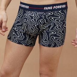 Fame Forever by Lifestyle Printed Cotton Trunk1000014262217-NAVY-image-73
