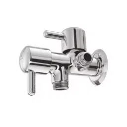 PLUMBER AZTEC Two-Way Bib Cock with Wall Flange, AZT-2109-18