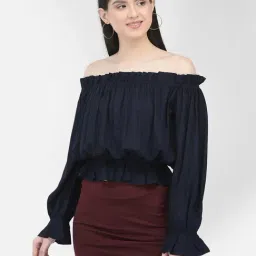 Eavan Black Regular Fit Top-picture-3