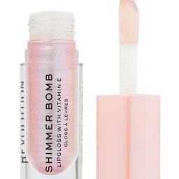 Makeup Revolution Shimmer Bomb Lip Gloss Sparkle Pink - 4.5 ml-image-101