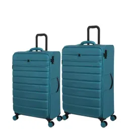it luggage Census Teal Blue Combo-28 & 24 inches Soft Case Luggage Trolley with TSA Lock-image-32