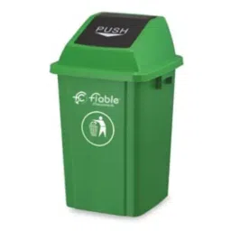 Fiable 100 L Green HDPE Swing Lid Dustbin 1 Pc-48