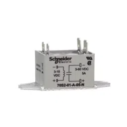 Schneider Electric 70S2 Series 5 A Load Panel Mount 60 V DC Load 15 V DC Control Solid State Relay, 70S2-01-A-05-N-47