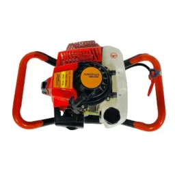 Nosimon Economy Petrol Engine Earth Auger 52CC with 4 inch and 6 inch Drill Bit RK203-52CC_4-6-10