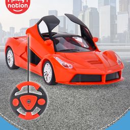 PlayNation Remote Control Racing Car with Openable Doors Scale Ratio 1:16 - Red-14