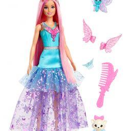Barbie Malibu Doll A Touch of Magic with 7 Inch Long Hair & Accessories - Height 30 cm ( Colors and Decorations May Vary )-image-33