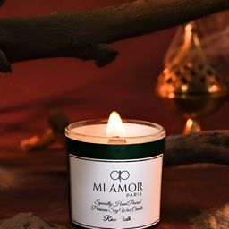 MI AMOR PARIS Rose Oudh Oudh - 1 Wick Candle Rose Fragrance-image-82