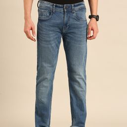 Being Human Men Straight Fit Light Fade Stretchable Jeans-image-85