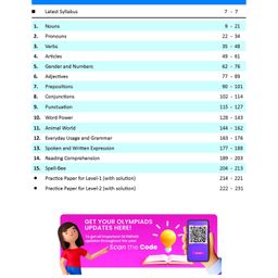 oswaal books OswaalOne for All Olympiads Previous Year Solved Papers Class 1 English For 2025 Exam - English image 4