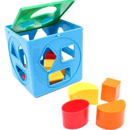 Giggles Pull Along Shape Sorting Cube & Aeroplane Toy - Multicolour image 5