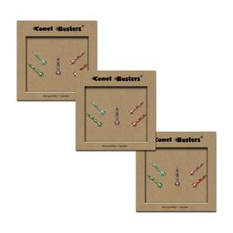 Comet Busters Set of 3 Handcrafted Reusable Traditional Designer Bindis - 014-94