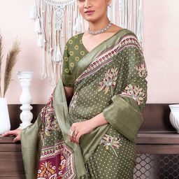 KALINI Ethnic Motifs Zari Tussar Saree-picture-26