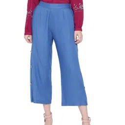 Oxolloxo Ocean Kyoto Blue Scrunch Pants-24