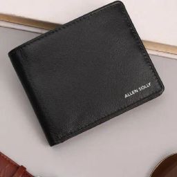 Allen Solly Black Casual Leather Bi-Fold Wallet for Men-8