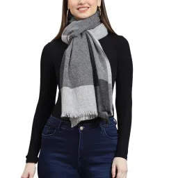 Monte Carlo Grey Color-Block Stole image 1