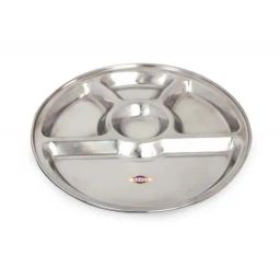 Hazel Silver Stainless Steel Plate-image-39