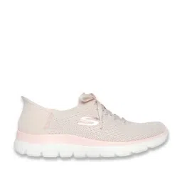 Skechers Women's SUMMITS-NEW DAILY Pink Sneakers-image-89