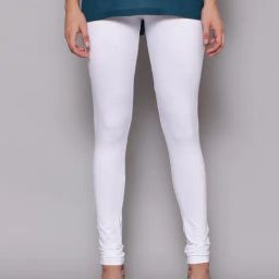 Biba White Churidar-image-25