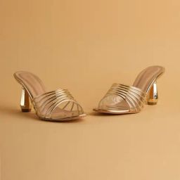 Eridani Women's Amelia Gold Stilettos-image-83