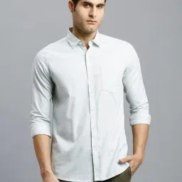 Reid & Taylor White Cotton Slim fit Checks Shirt-picture-6