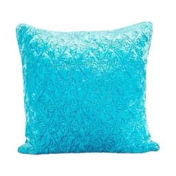 Home4U Aqua Velvet Cushion Cover-31