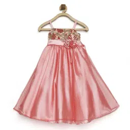 Many Frocks Kids Pink Embellished Gown-image-29