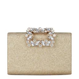Kazo Golden Embellished Clutch-image-33