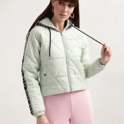 Elle Green Regular Fit Jacket-picture-10