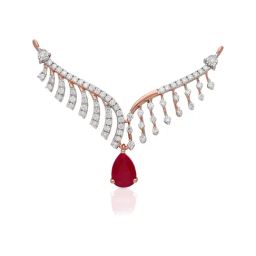 Malabar Gold and Diamonds 18k Rose Gold Pendant-image-37