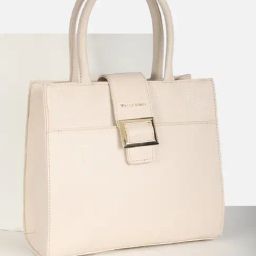 Van Heusen Beige Textured Free Size Handbag-image-123