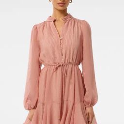 Forever New Cathee Petite Asymmetrical Fit & Flare Dress With Belt-image-4