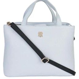 TOMMY HILFIGER Breezy Blue & White Greige Tote-picture-38