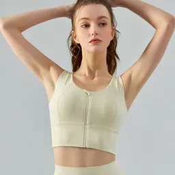 JC Collection Full Coverage Removable Padding Workout Bra With 360 Degree Support-1