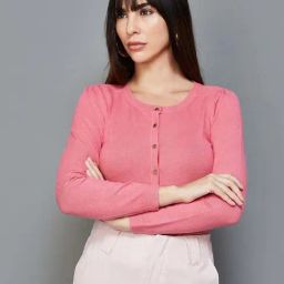 Code by Lifestyle Rose Pink Regular Fit Top-image-26