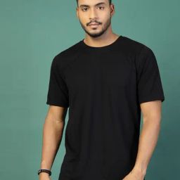Rigo Black Cotton Loose Fit Printed T-Shirt-image-10