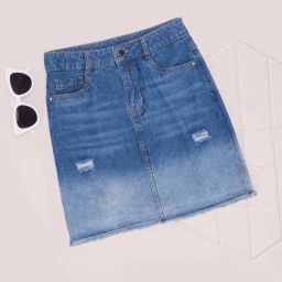 Pantaloons Junior Girls Medium Blue Skirts-picture-13