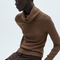 MANGO Women Turtle Neck T-shirt-image-48
