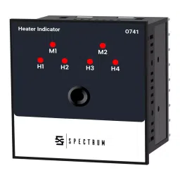 Spectrum Heater Indicator, O741 96X96 mm Size 92X92 mm Panel Cutout-25