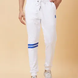 Being Human White Regular Fit Joggers-picture-19