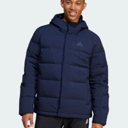 Adidas Blue Regular Fit Puffer Jacket-image-84