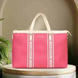 Caprese Trinity Laptop Bag Large Fuchsia Women Handbag | Office Handbag | The Kiara Collection-5