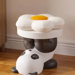 Smokey Cocktail White & Black Resin Panda Tray Sculpture-image-99