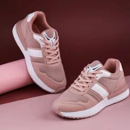 Campus Women's NITRO FLY Peach & White Running Shoes-image-14