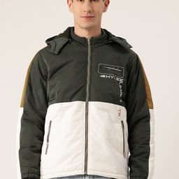 Monte Carlo Colourblocked Padded Jacket with Detachable Hood-41