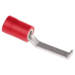 RS PRO Crimp Blade Terminal Hooked Insulated 17.1 mm Blade Length 0.5 mm² to 1.5 mm² Red, 534373-picture-8